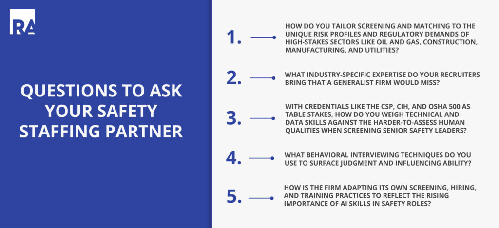 Questions to Ask Your Safety Staffing Partner