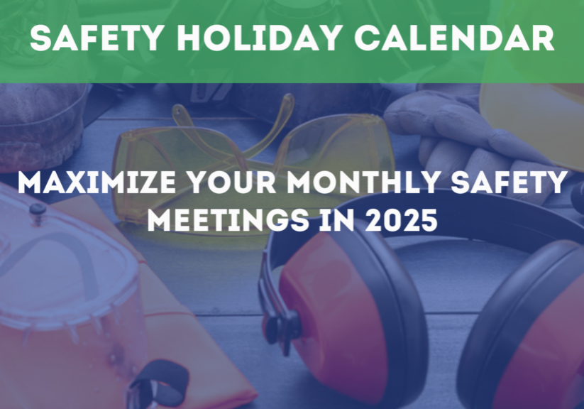 monthly safety topic calendar 2025